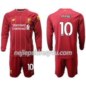 Fotbalové dres Liverpool Mane 10 Dětské Domácí 2019/20 Dlouhý Rukáv